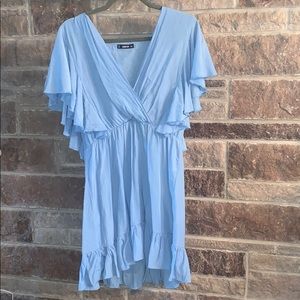 Blue dress